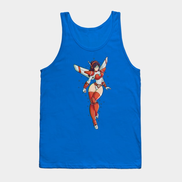 8bit Guardian Legend Tank Top by lipebello